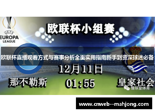 欧联杯直播观看方式与赛事分析全面实用指南新手到资深球迷必备 欧联杯直播观看方式与赛事分析全面实用指南新手到资深球迷必备