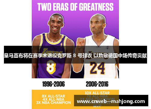 皇马宣布将在赛季末退役克罗斯 8 号球衣 以致敬德国中场传奇贡献 皇马宣布将在赛季末退役克罗斯 8 号球衣 以致敬德国中场传奇贡献